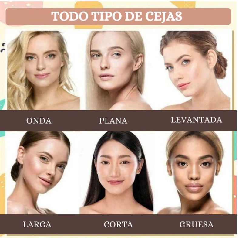 Maquillaje "Cejas Luxe Stamp" + CEPILLOS CEJAS ¡GRATIS!