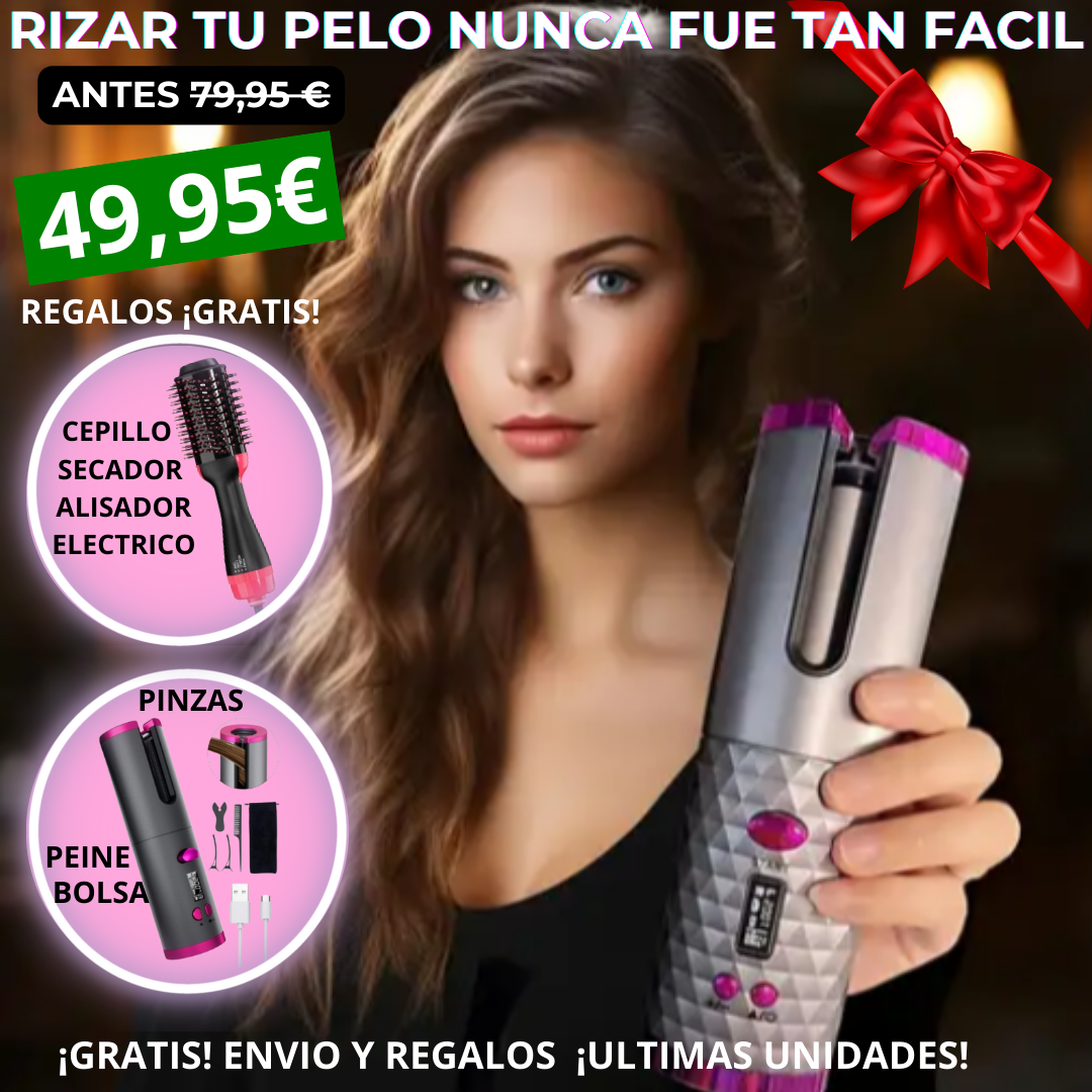 Rizador de Pelo Automático - Curly Curls™ ¡OFERTA 40%!