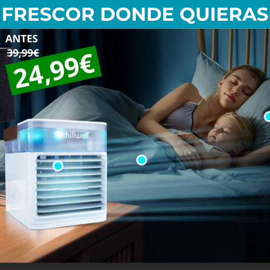 Enfriador de aire Portátil "BrisaCool Pro" OFERTA VERANO 40%