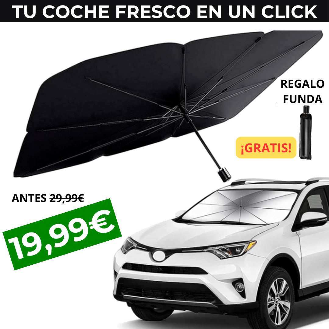 Para Sol Delantero  "Umbrella Car_Sun" ¡OFERTA VERANO 40%!